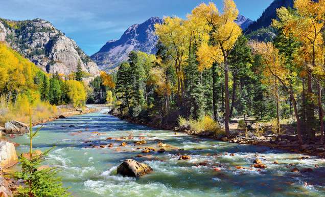 Maroon Bells peaks, Aspen.