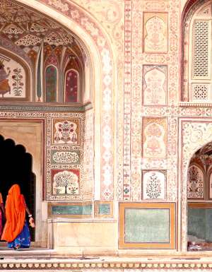 The magnificent Amber Fort, near Jaipur.