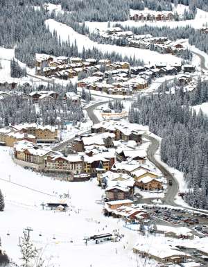 Sun Peaks ski resort, Canada.