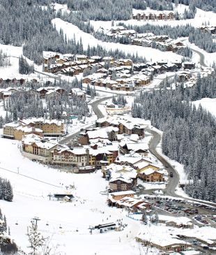 Secret snow business at Sun Peaks, Canada