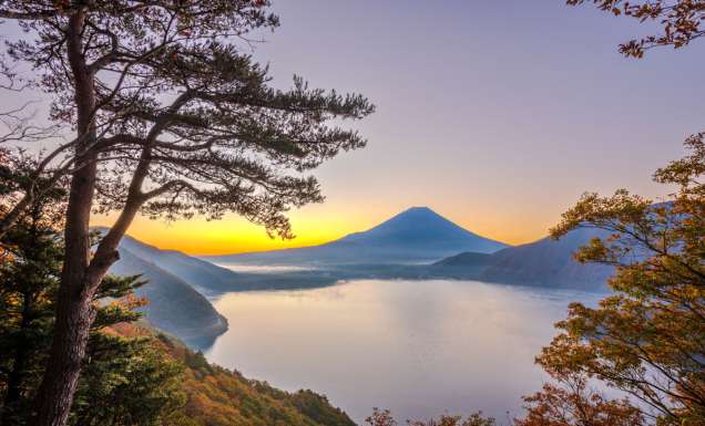 Mt Fuji at Lake Motosu