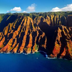 Nā Pali Coast on Kaua'i, Hawai'i.