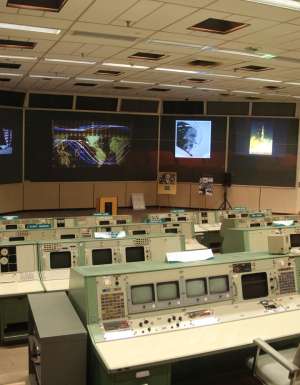 NASA’s historic mission control room in Houston, USA.