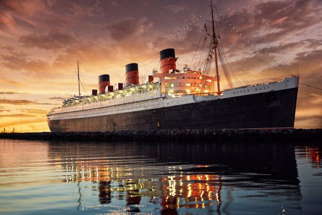 The Queen Mary Hotel in Long Beach, USA