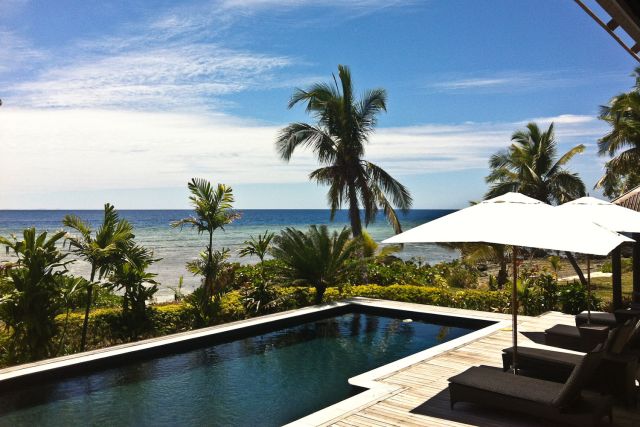 The Royal Villa at Vomo Island Resort.