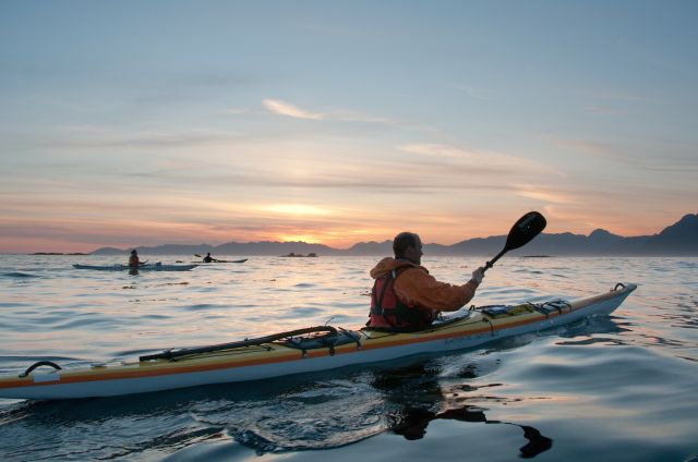 Sunset paddle