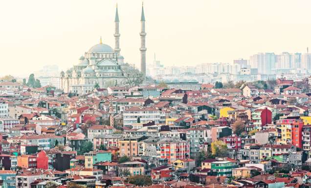 The mighty Faith Mosque.