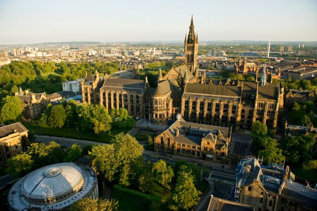 Gothic architecture at the University of Glasgow.