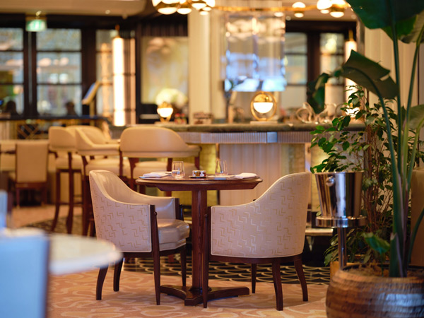 the dining interior of River Restaurant, The Savoy