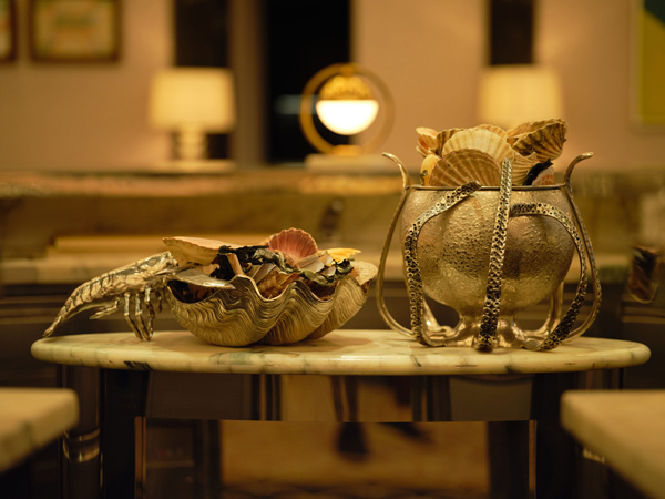 the interior details of River Restaurant, The Savoy