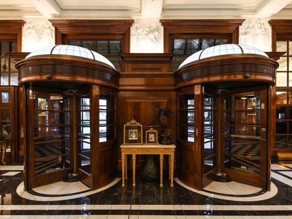 the classic interior of The Savoy London