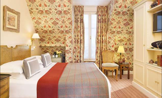 Inside the four-person suite at Le Relais Madeleine