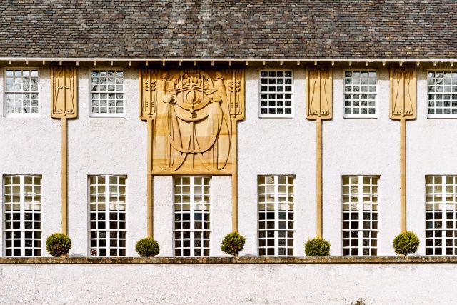 The exterior of House for an Art Lover, Glasgow.