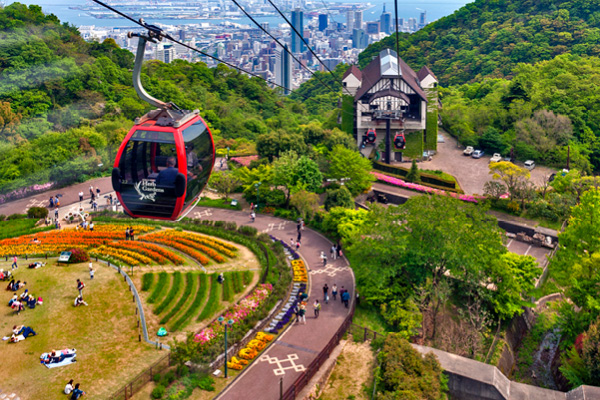 The Rokko cable car ride
