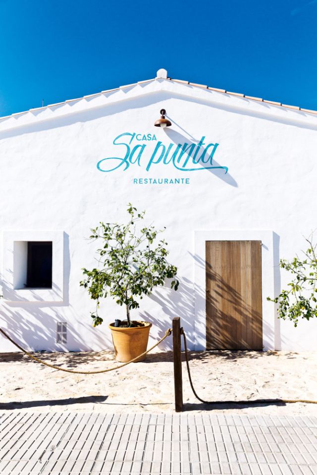 Sa Punta restaurant, Formentera.