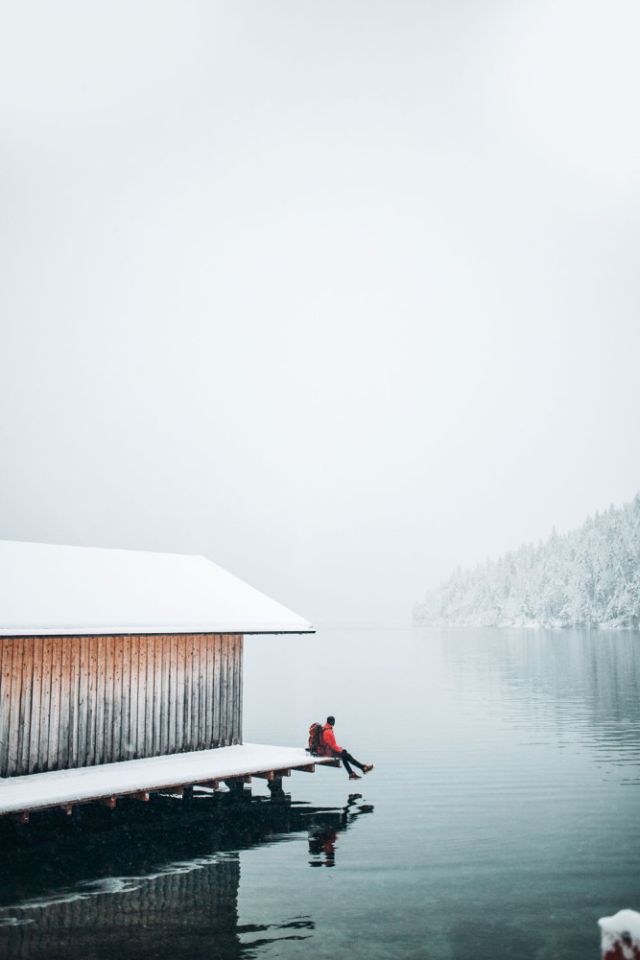 Plansee Lake in Reutte, Tirol, Austria.
