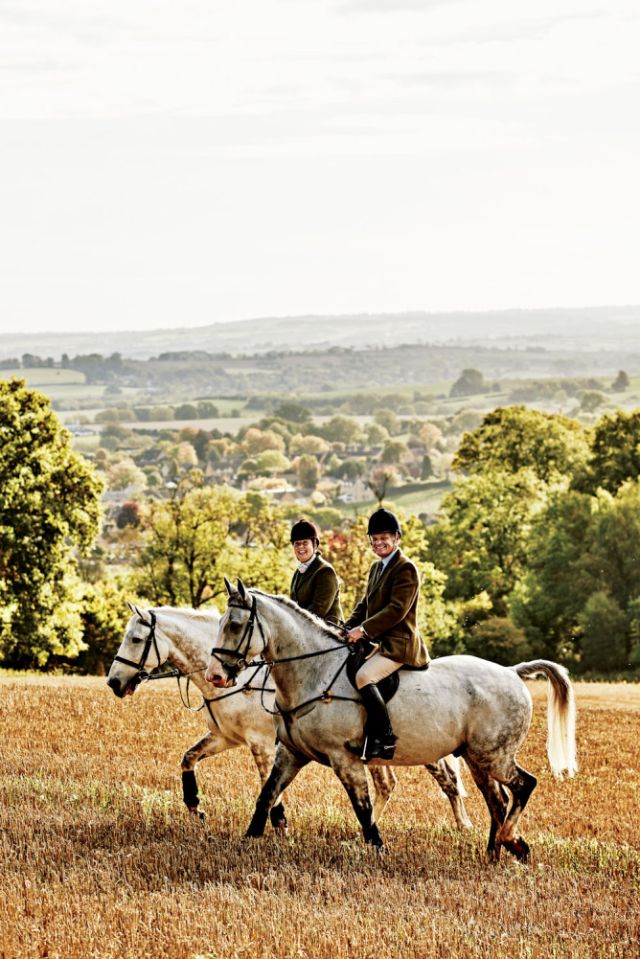 In the countryside around Farncombe Estate, England.