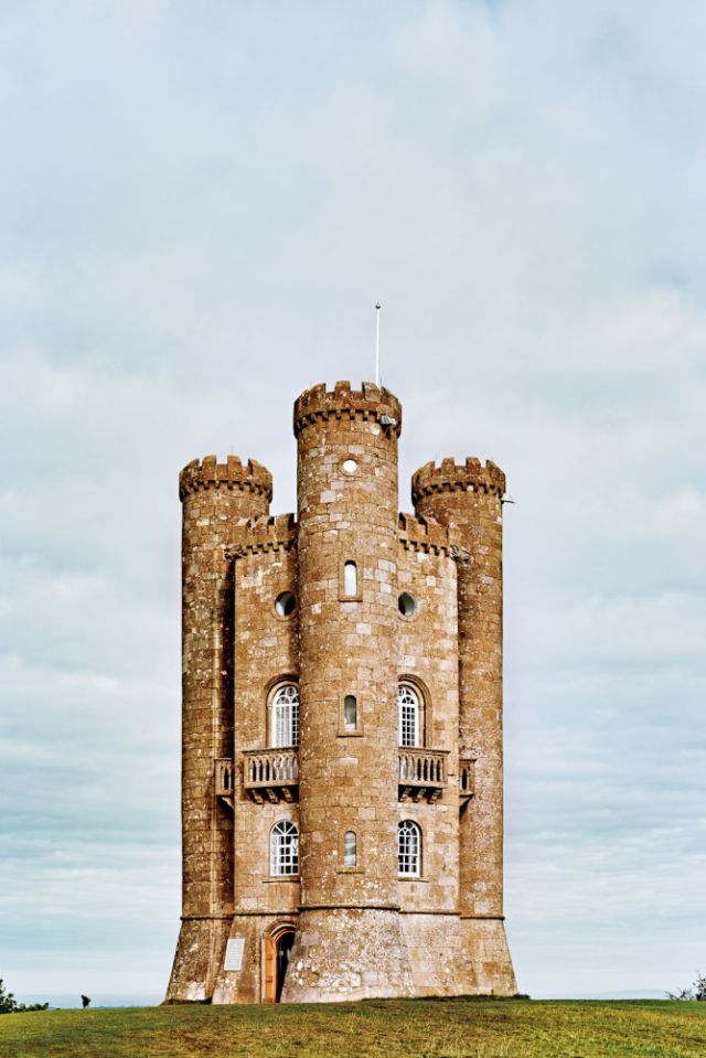 The imposing Broadway Tower, England.