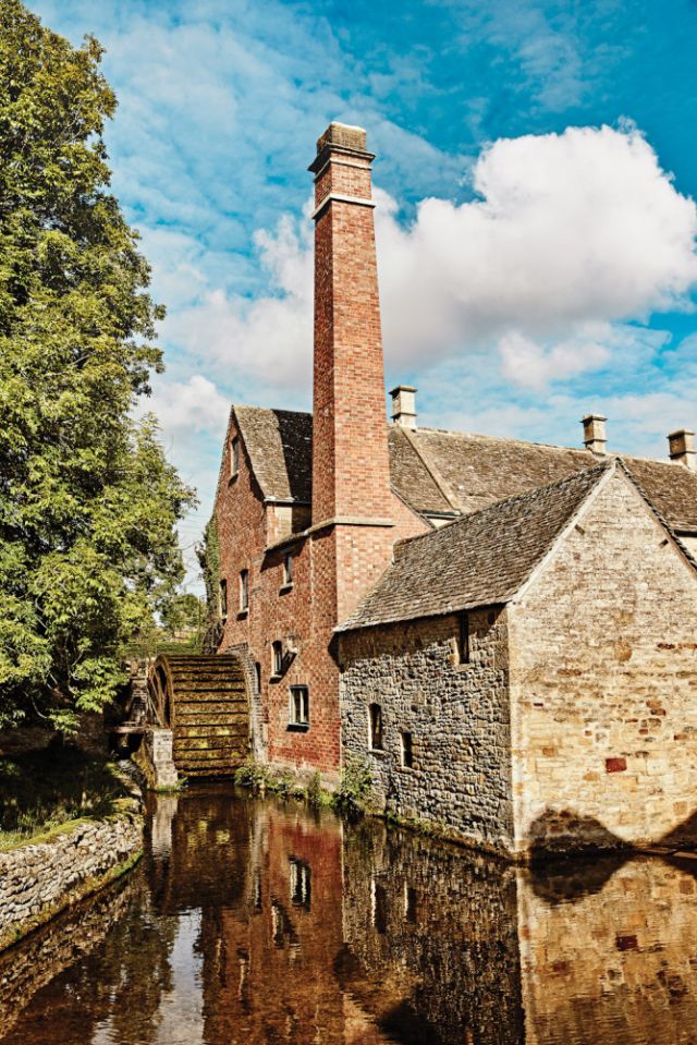 The Old Mill at Lower Slaughter, England.