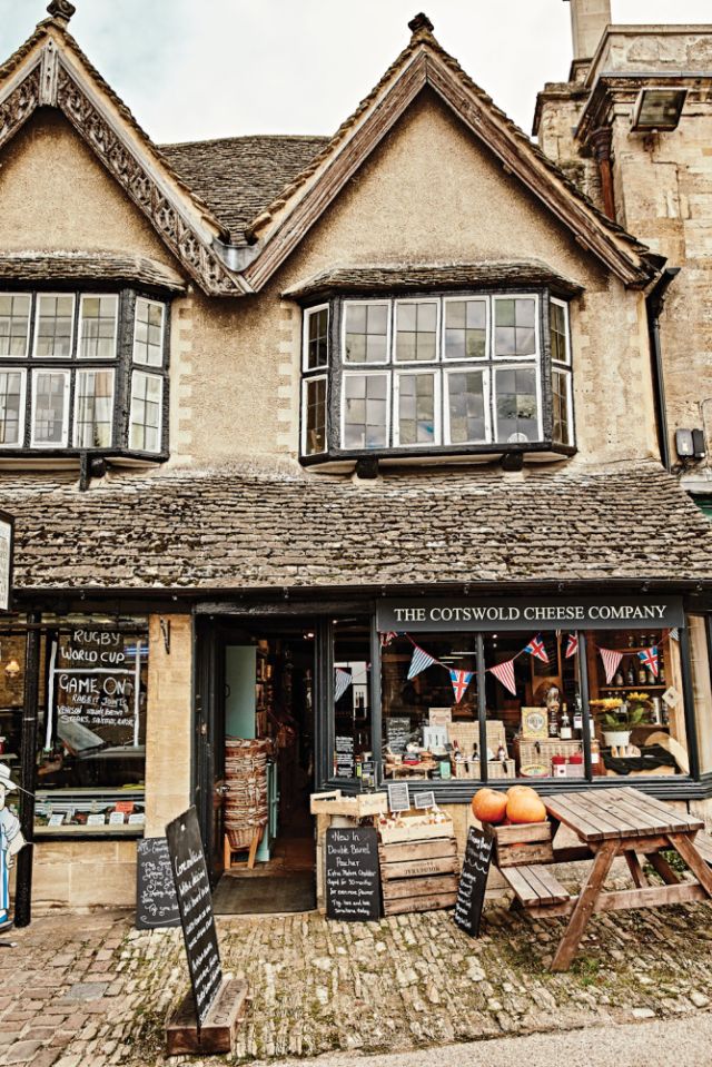 The Cotswold Cheese Company in Burford, England.