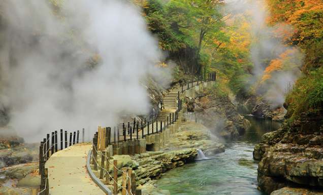 Japanese onsen Akita