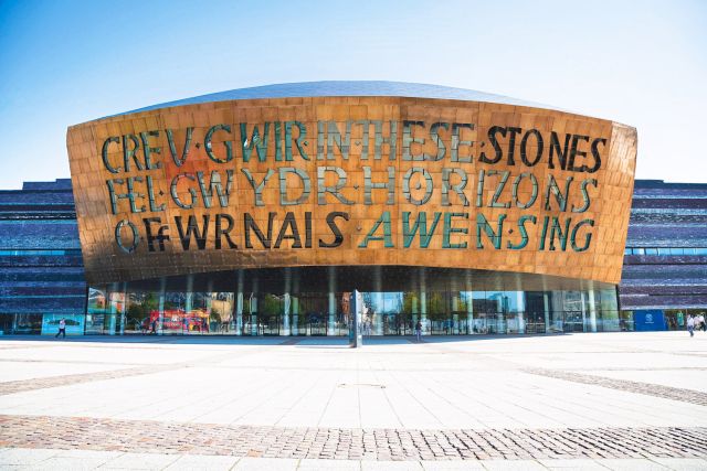 The Wales Millennium Centre, Cardiff.