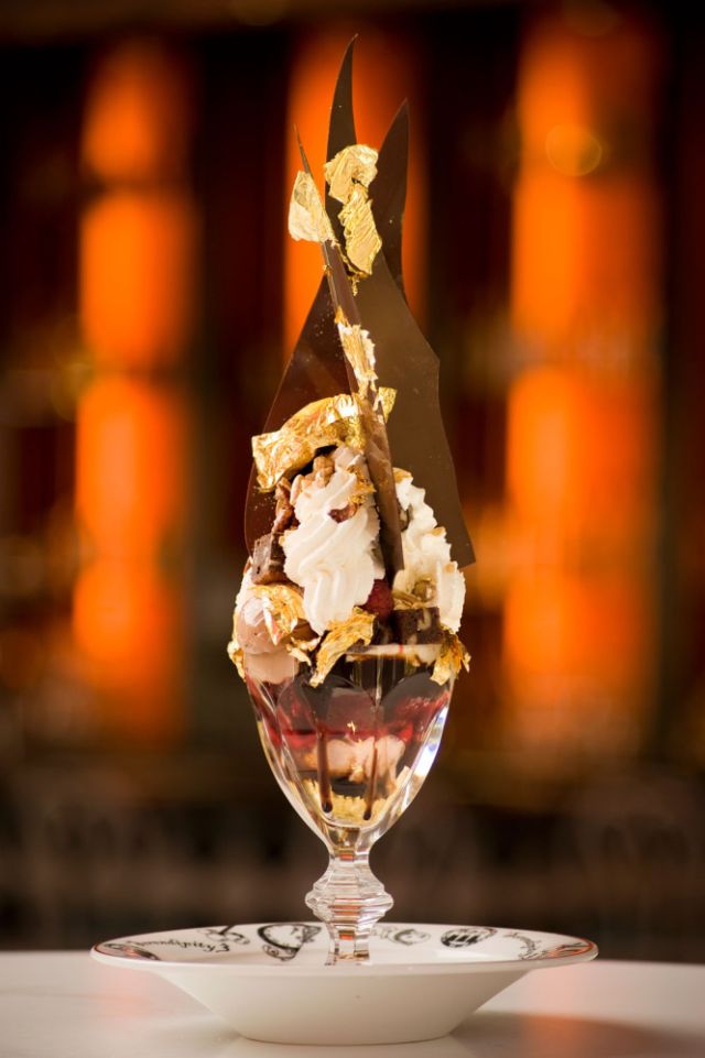 The Golden Opulence Sundae from Serendipity 3, Las Vegas.