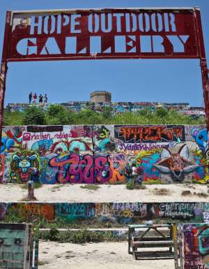 Hope Outdoor Gallery in Austin, Texas, USA.
