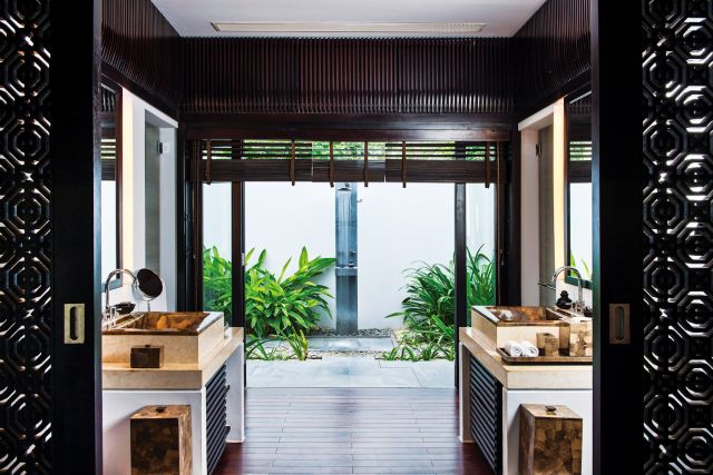 Guest villa at The Nam Hai hotel in Hoi An, Vietnam.