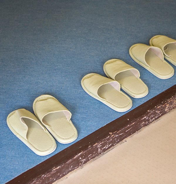 Ryokan etiquette slippers