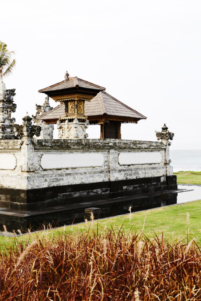 The Hindu temple at the heart of Alila Seminyak; the resort was built around the temple, which is venerated by the local community.
