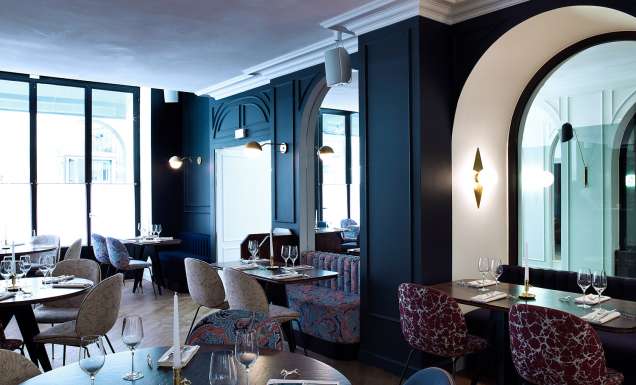Hotel Bachaumont's restaurant, Paris.