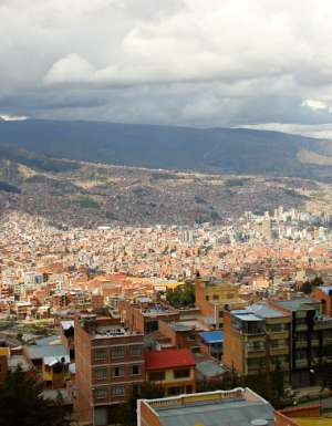 The city of La Paz