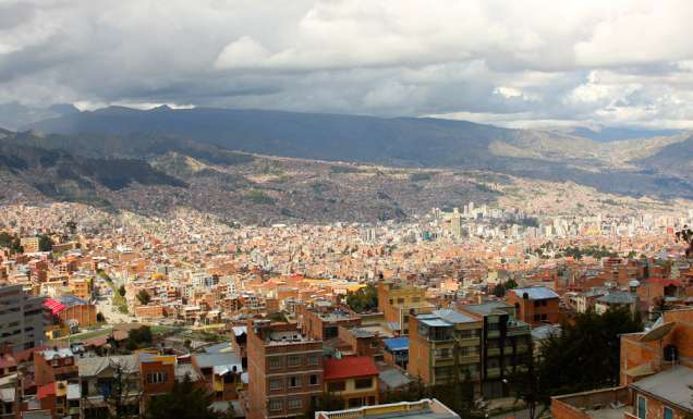 The city of La Paz