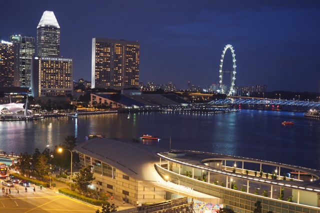 Singapore Fullerton Hotel Palladian Suite Views Marina Bay
