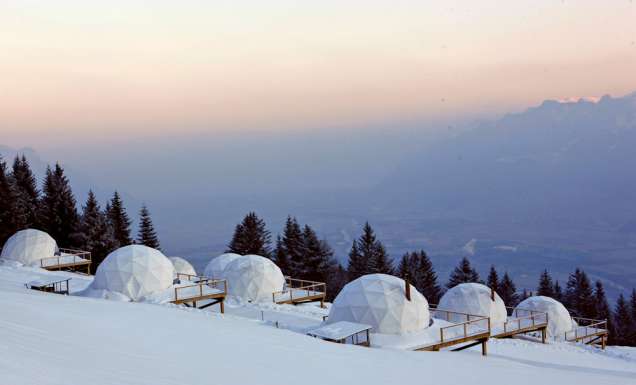 Whitepod eco chic stay Switzerland
