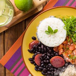 Feijao Brazilian black bean casserole.