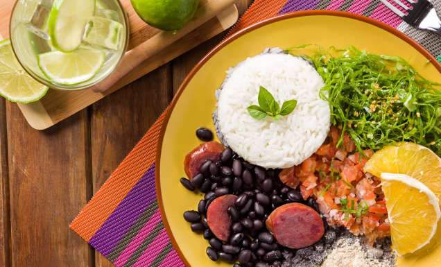 Feijao Brazilian black bean casserole.