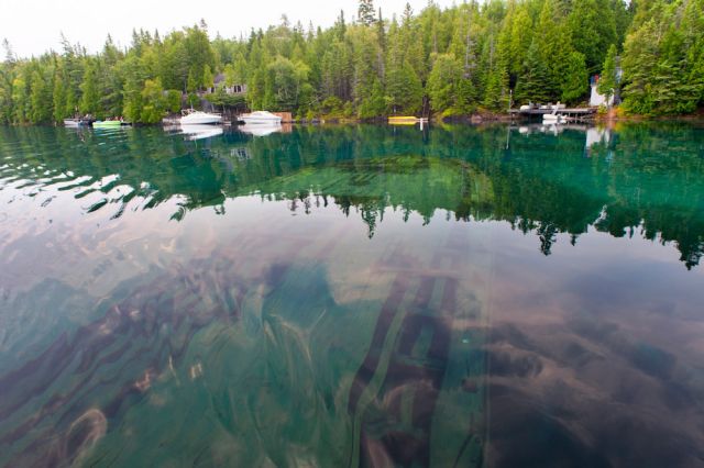 shipwreck Fathom Five National Marine Park Bruce Peninsula ontario