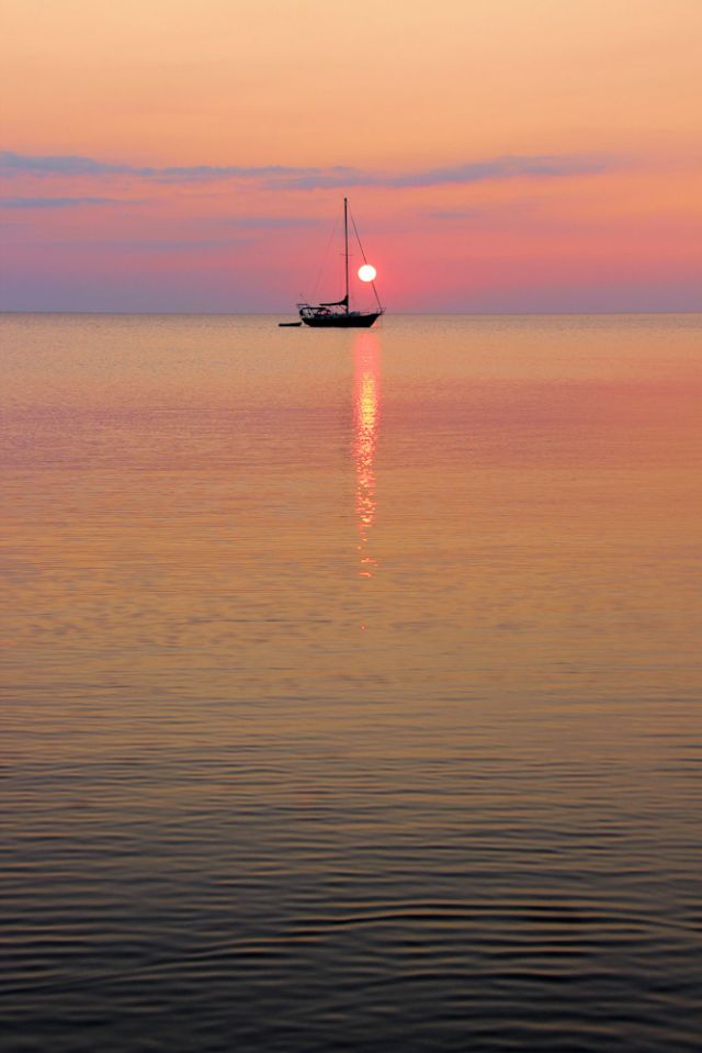 sunset bruce peninsula ontario