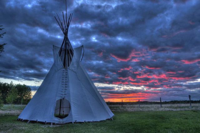 Buffalo Rock Tipi Camp Alberta teepee adventure