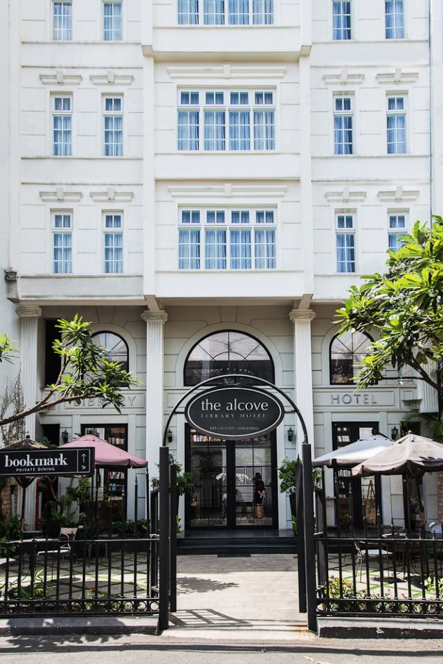 French façade Alcove Library Ho Chi Minh