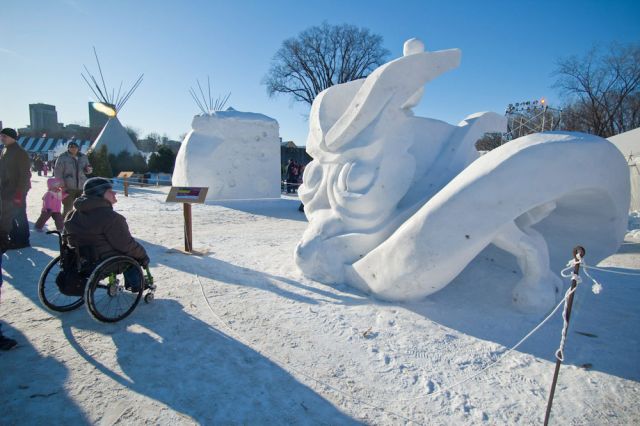Winter festival Canada