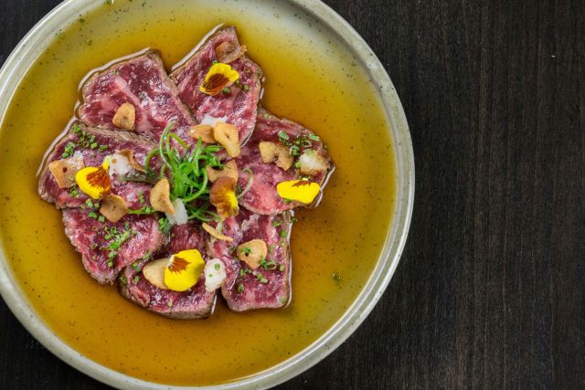 Duck tataki, Shokunin Restaurant, Calgary