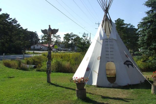 Great Spirit Circle Trail, Ontario glamping adventures teepee
