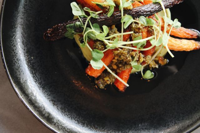 Heirloom carrots, Ten Foot Henry Restaurant, Calgary