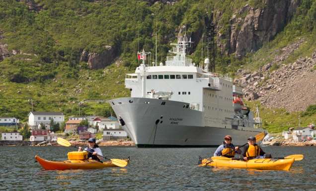 Eastern Canada ocean adventure island holidays maritimes zodiac fins and fiddles expedition kayaks