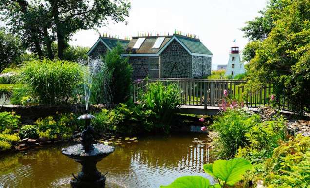 attractions prince edward garden martimes garden glass bottle houses