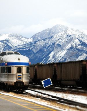 Rupert Rocket Canada railway Jasper Station