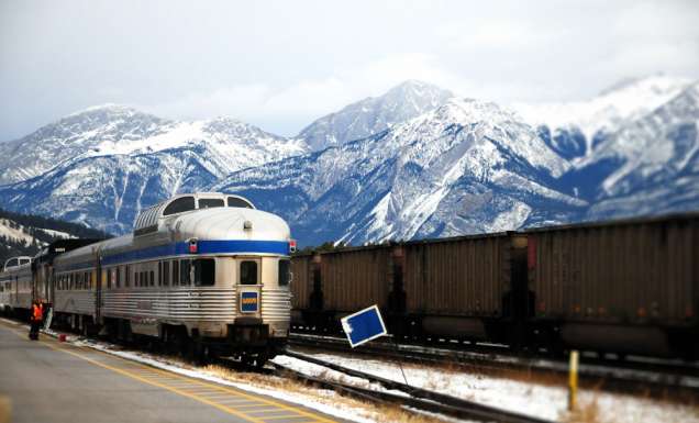 Rupert Rocket Canada railway Jasper Station